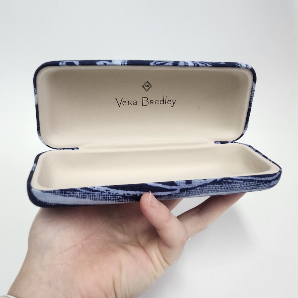 Vera Bradley Blue and White Glasses Case